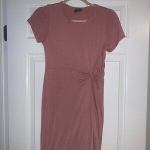 OLIVIA RAE NEW YORK, PINK T SHIRT DRESS, SMALL